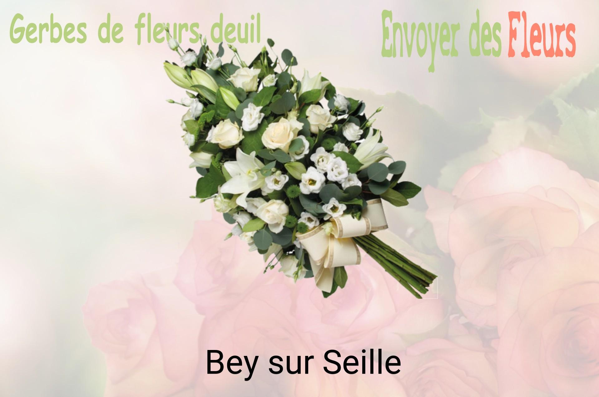 Gerbe de fleurs de deuil livrée à Bey-sur-Seille